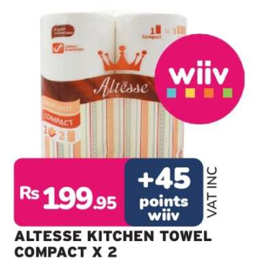 ALTESSE KITCHEN TOWEL COMPACT X 2