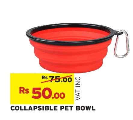 COLLAPSIBLE PET BOWL