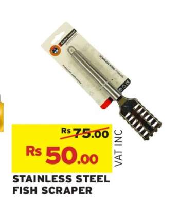 STAINLESS STEEL FISH SCRAPER