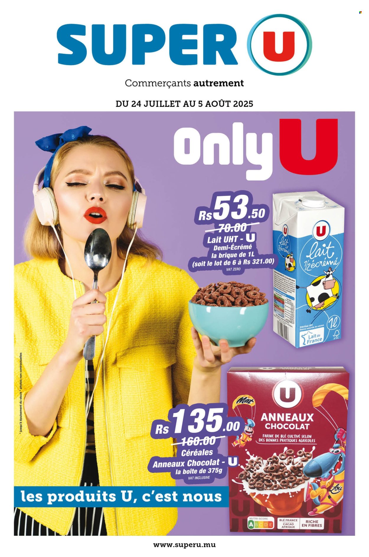 Super U catalogue - 24.07.2026 - 5.08.2026. Page 1