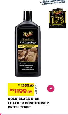 GOLD CLASS RICH LEATHER CONDITIONER PROTECTANT