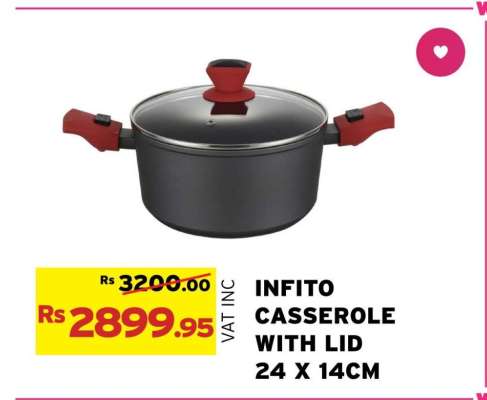 INFITO CASSEROLE WITH LID