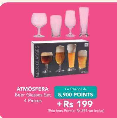 ATMÓSFERA Beer Glasses Set