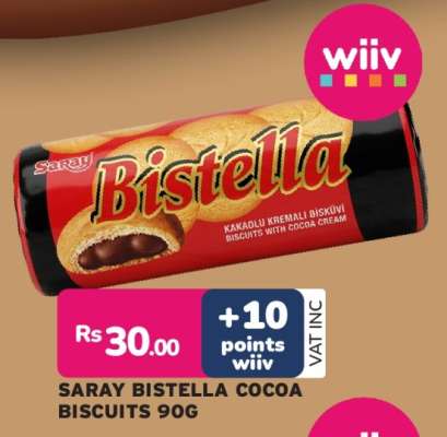 SARAY BISTELLA COCOA BISCUITS 90G