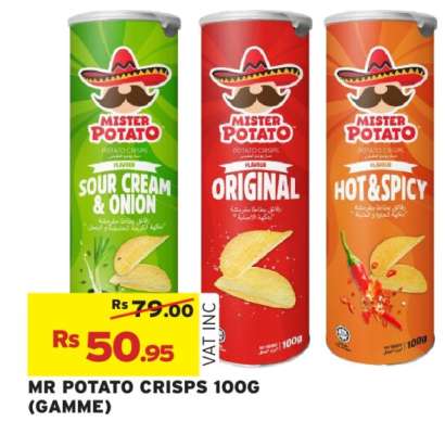 MR POTATO CRISPS 100G (GAMME)