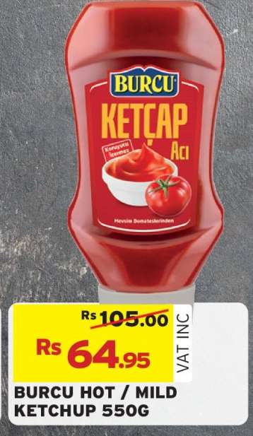 BURCU HOT / MILD KETCHUP 550G