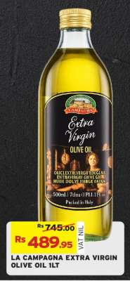 LA CAMPAGNA EXTRA VIRGIN OLIVE OIL 1LT
