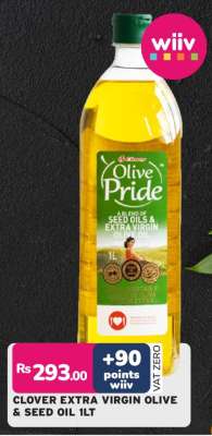 CLOVER EXTRA VIRGIN OLIVE & SEED OIL 1LT