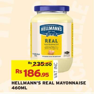 HELLMANN'S REAL MAYONNAISE