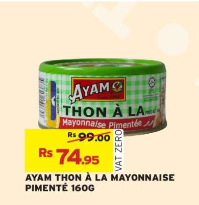 AYAM THON À LA MAYONNAISE PIMENTÉ 160G
