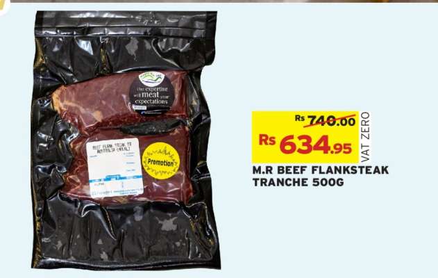 M.R BEEF FLANKSTEAK TRANCHE 500G