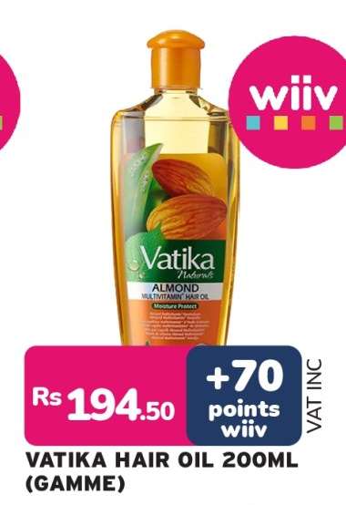 VATIKA HAIR OIL 200ML (GAMME)