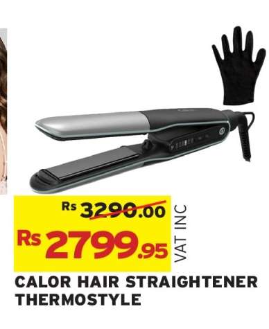 CALOR HAIR STRAIGHTENER THERMOSTYLE