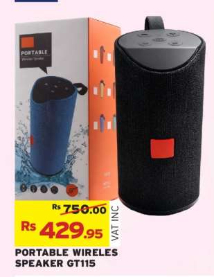 PORTABLE WIRELES SPEAKER GT115