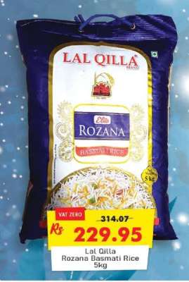 Lal Qilla Rozana Basmati Rice 5kg