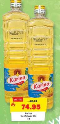 Karina Sunflower Oil 1lt