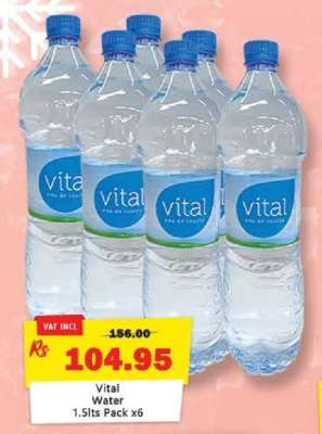Vital Water 1.5lts Pack x6