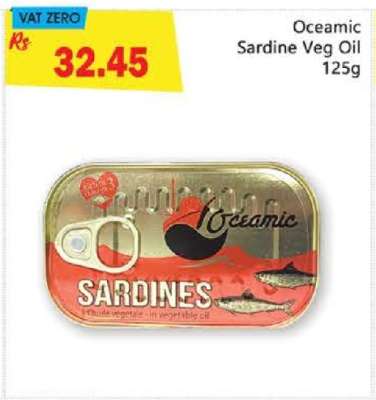 Oceanic Sardine Veg Oil 125g