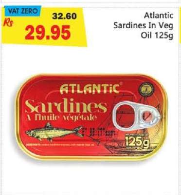 Atlantic Sardines In Veg Oil 125g