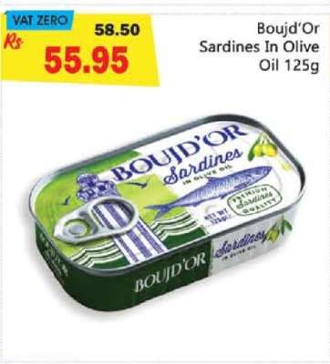 Boujd’Or Sardines In Olive Oil 125g