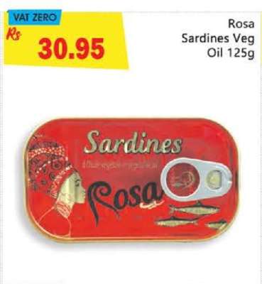 Rosa Sardines Veg Oil 125g