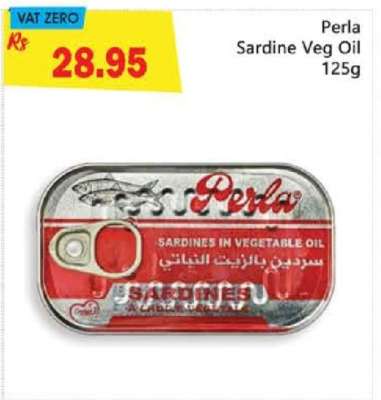 Perla Sardine Veg Oil 125g