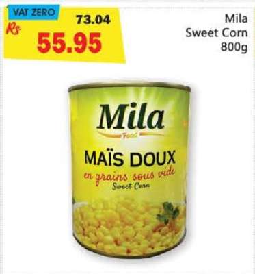 Mila Sweet Corn 800g