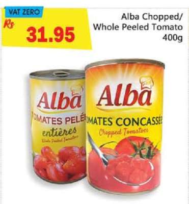 Alba Chopped/Whole Peeled Tomato 400g