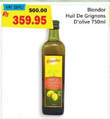 Blondor Huil De Grignons D'olive 750ml