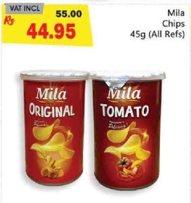 Mila Chips 45g (All Refs)