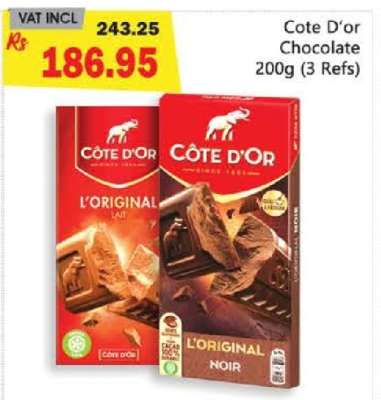 Cote D’Or Chocolate 200g (3 Refs)