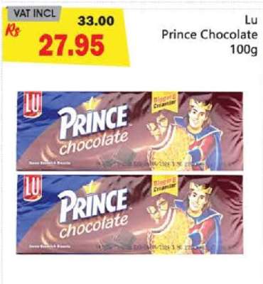 Lu Prince Chocolate 100g