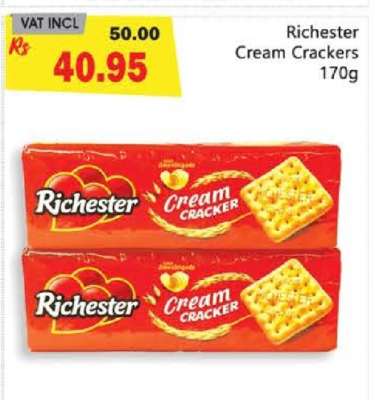 Richester Cream Crackers 170g