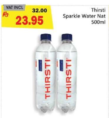 Thirsti Sparkle Water Nat 500ml