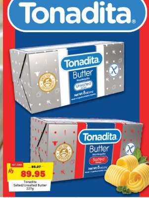 Tonadita Salted/Unsalted Butter 227g