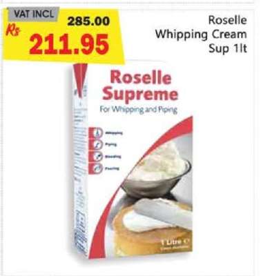 Roselle Whipping Cream Sup 1lt