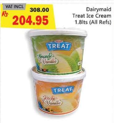 Dairymaid Treat Ice Cream 1.8lts (All Refs)