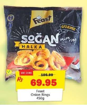 Feast Onion Rings 450g