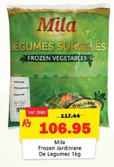 Mila Frozen Jardiniere De Legumes 1kg
