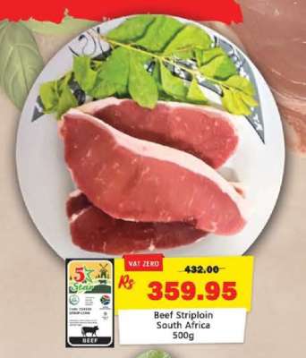 Beef Striploin South Africa