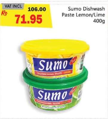 Sumo Dishwash Paste Lemon/Lime 400g