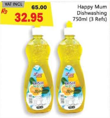Happy Mum Dishwashing 750ml (3 Refs)