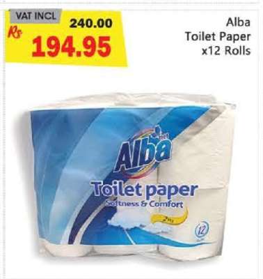 Alba Toilet Paper x12 Rolls