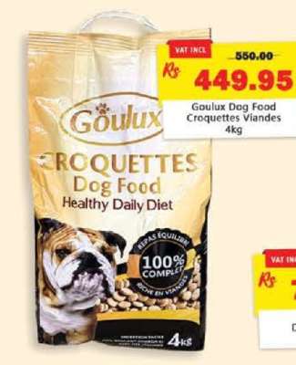 Goulux Dog Food Croquettes Viandes 4kg