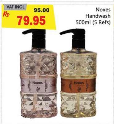 Noxes Handwash 500ml (5 Refs)