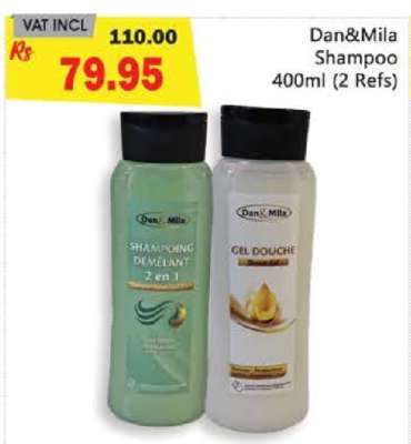 Dan&Mila Shampoo 400ml (2 Refs)
