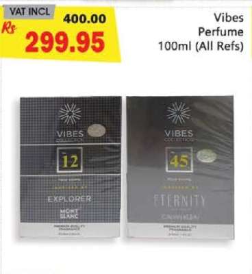 Vibes Perfume 100ml (All Refs)