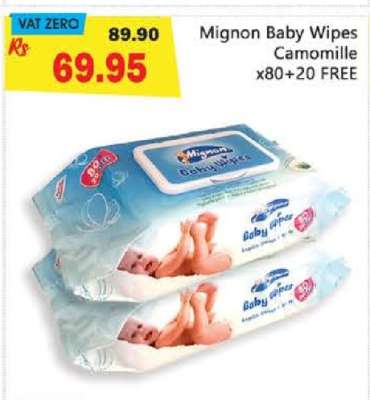 Mignon Baby Wipes Camomille