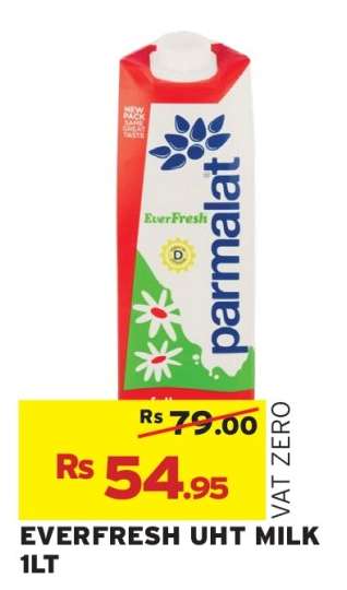 EVERFRESH UHT MILK 1LT