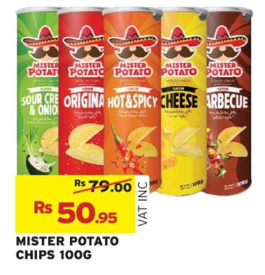 MISTER POTATO CHIPS 100G